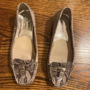 Michael Kors flats. Only worn once!